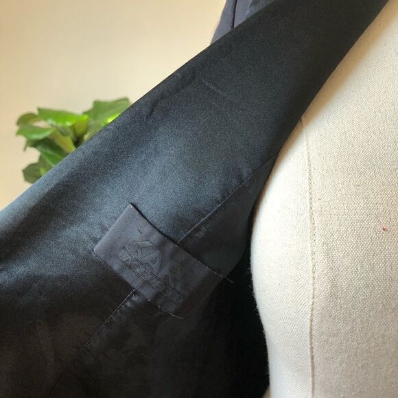 Karl Lagerfeld Wool Tuxedo Style Blazer FR 36 - Picture 4 of 8